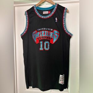 Mike Bibby Vancouver grizzlies throwback jersey XL Rare Color
